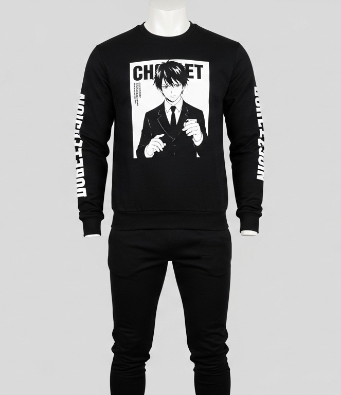 Cotton Printed T-Shirt & Lower Tracksuit